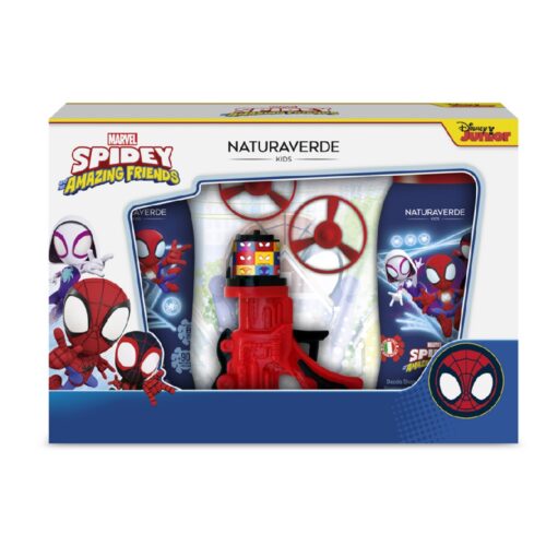 Marvel Spidey Giftset Amazing Friends (Αφρολουτρο 250ml + Σαμπουάν 250ml + Gaget)