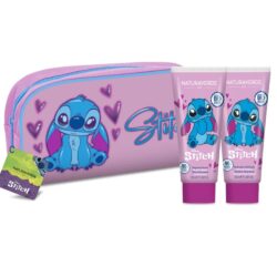 Disney Stitch Beauty Pouch Shampoo 100ml + Foam Bath